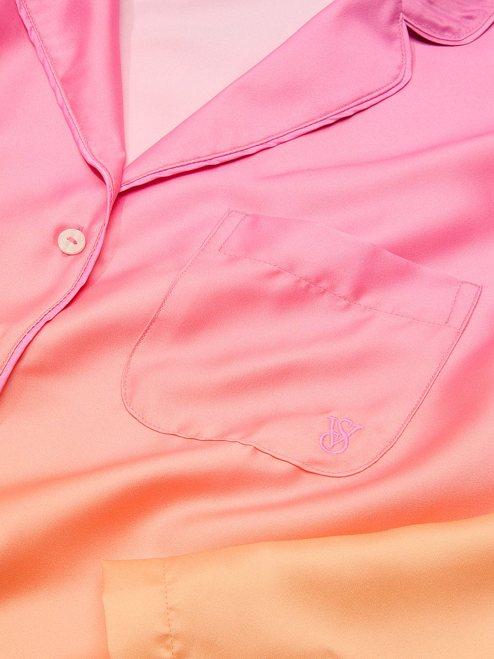Signature Satin Long Pajama Set