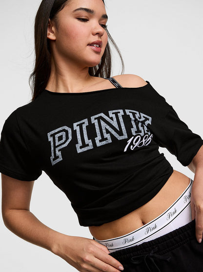 Campus Cotton™ Off-The-Shoulder Tee