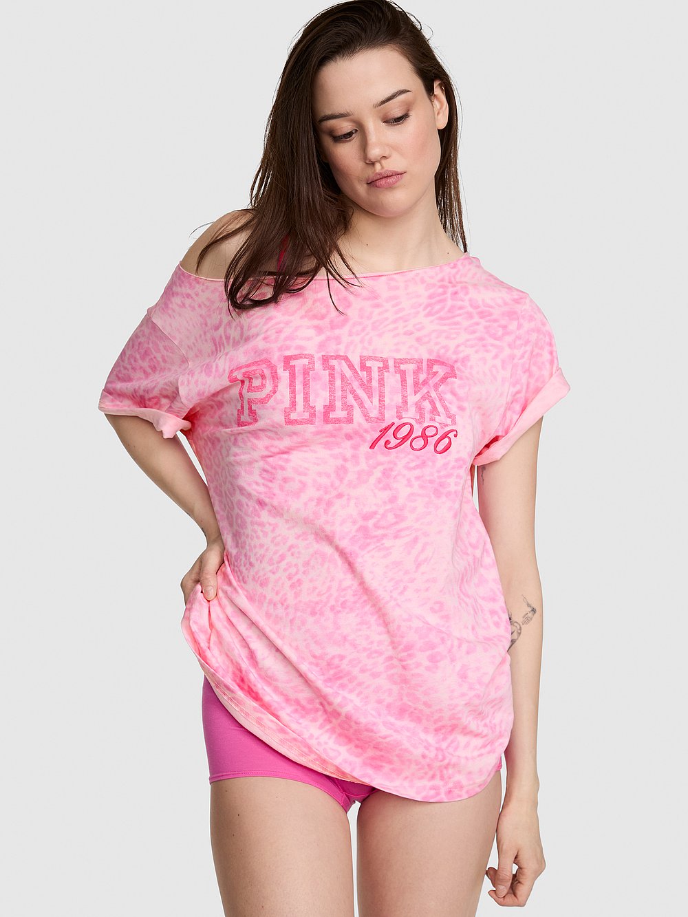 Campus Cotton™ Off-The-Shoulder Tee