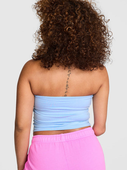 All-Day Cotton™ Side-Ruched Tube Top