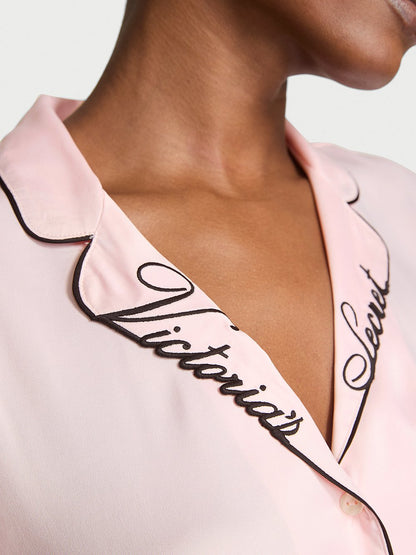 Signature Satin Short Pajama Set