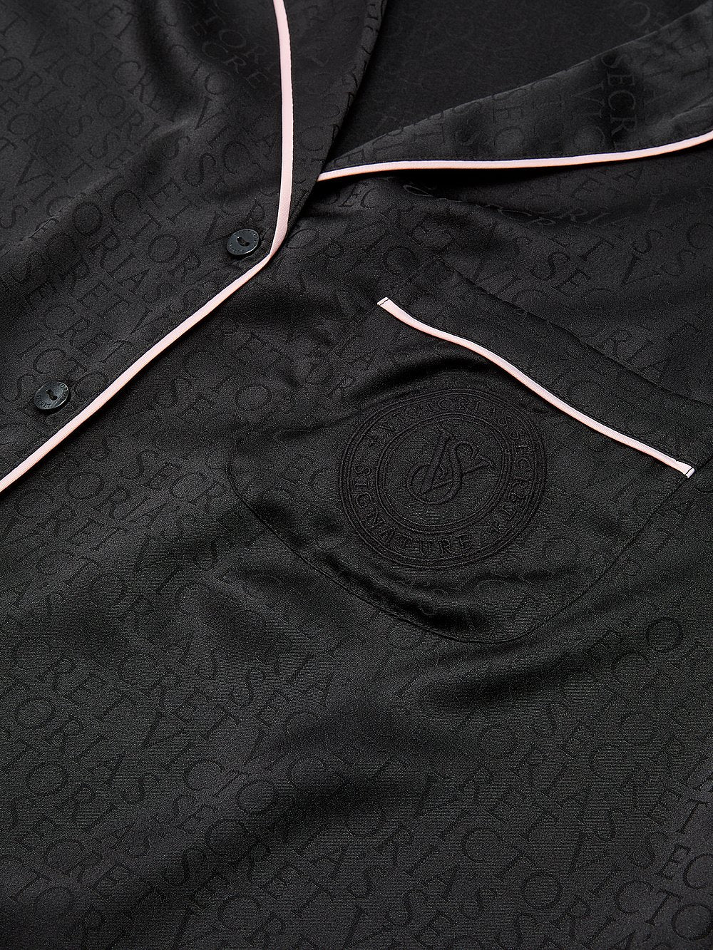 Signature Satin Long Pajama Set