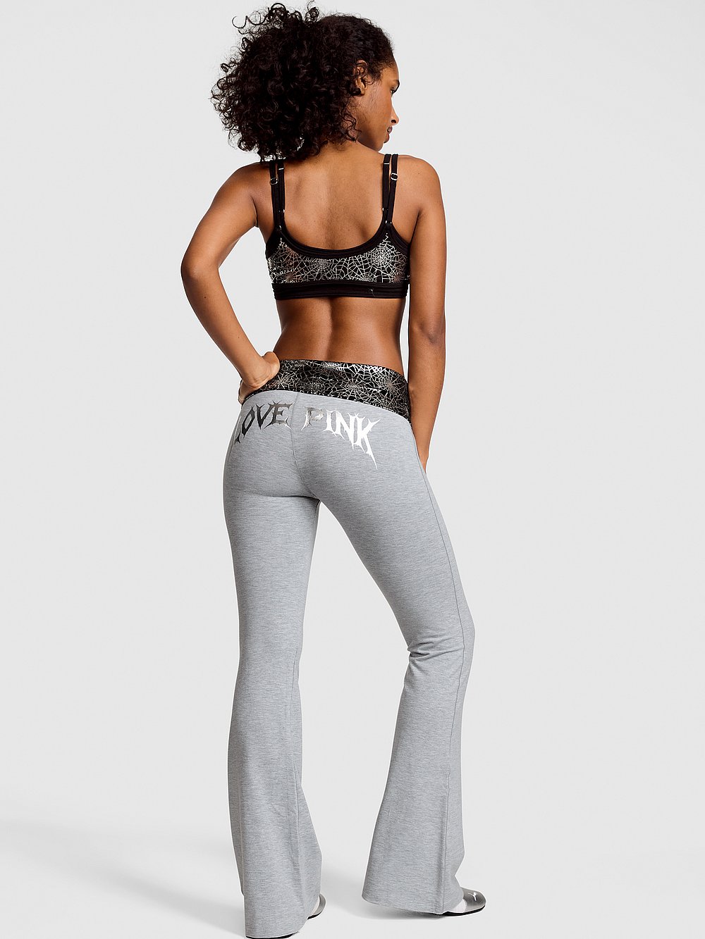All-Day Cotton™ Foldover Flare Leggings