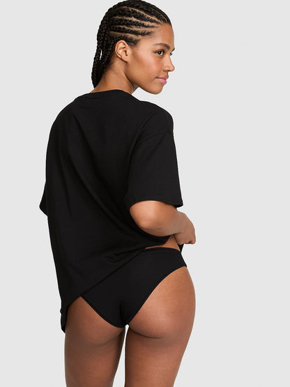 Cotton Side-Slit Tee & Panty Set