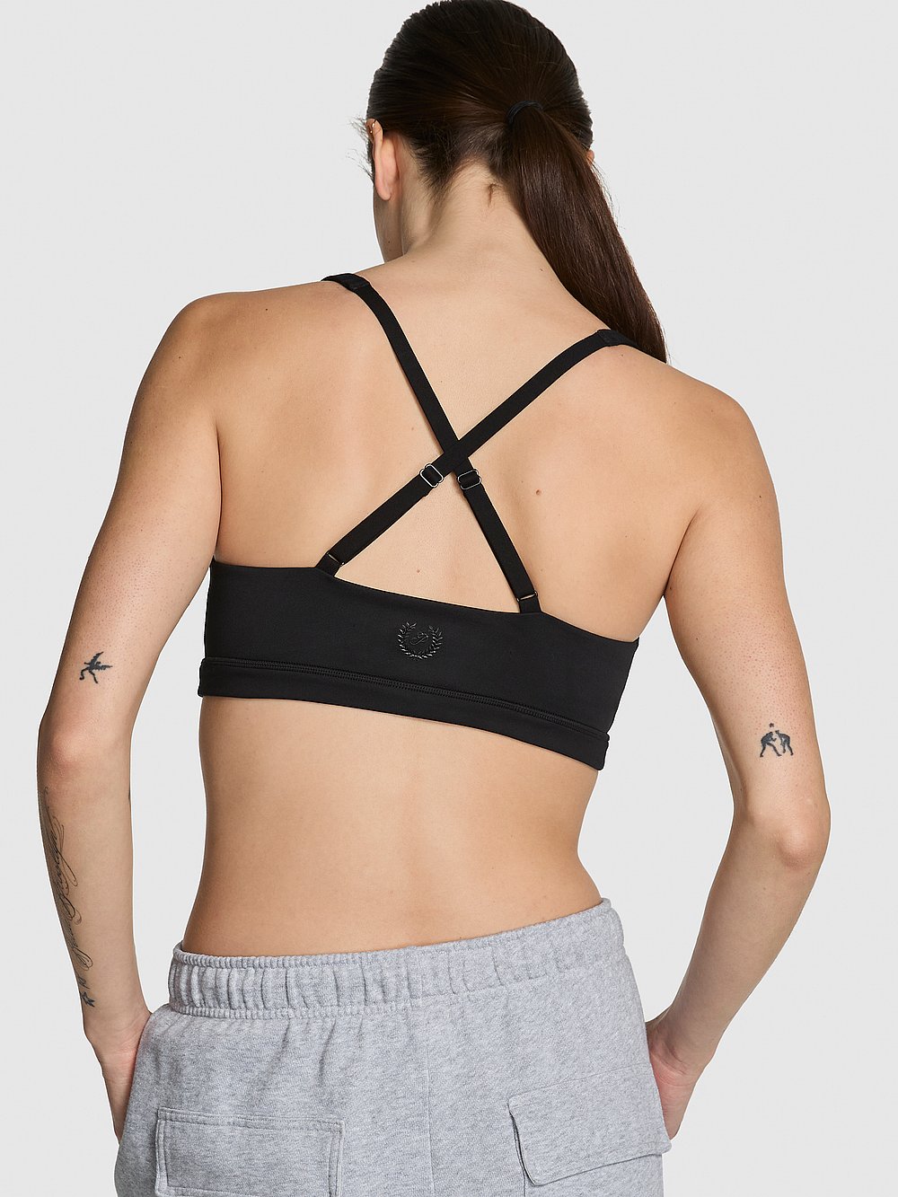 PINK Relay™ Criss-Cross Plunge Sports Bra