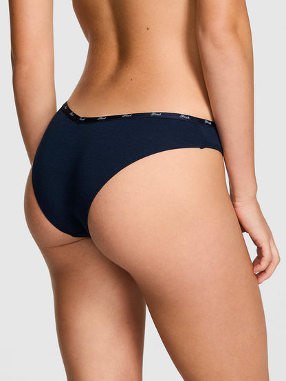 Logo Cotton Tanga Panty