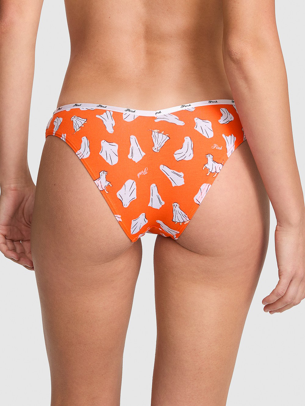 Logo Cotton Tanga Panty