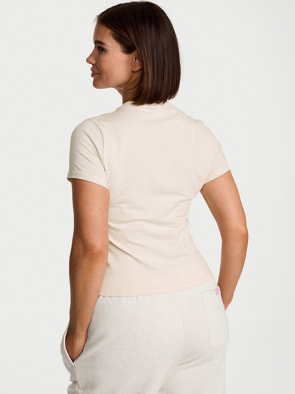Stretch Cotton Fitted Tee