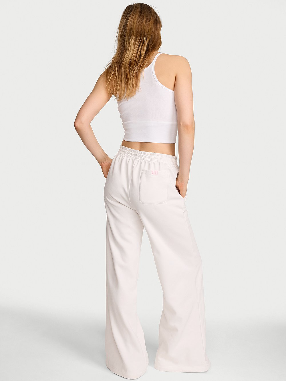 Iconic Fleece Wide-Leg Sweatpant