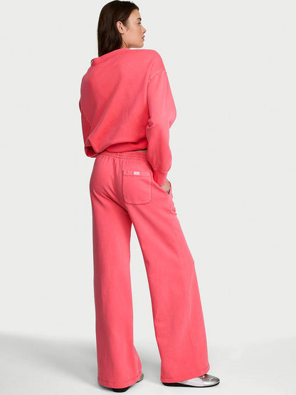 Iconic Fleece Wide-Leg Sweatpant
