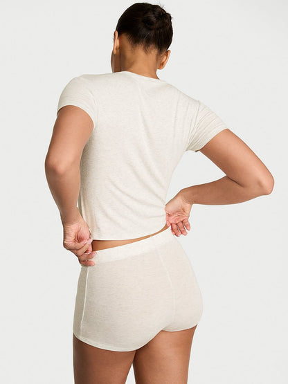 SoSoft™ Modal Ribbed Tee & Shortie Set