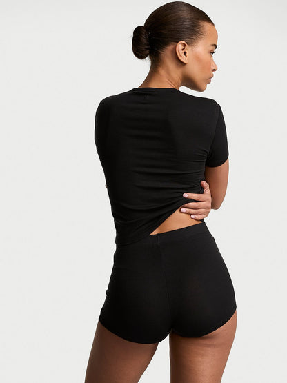 SoSoft™ Modal Ribbed Tee & Shortie Set