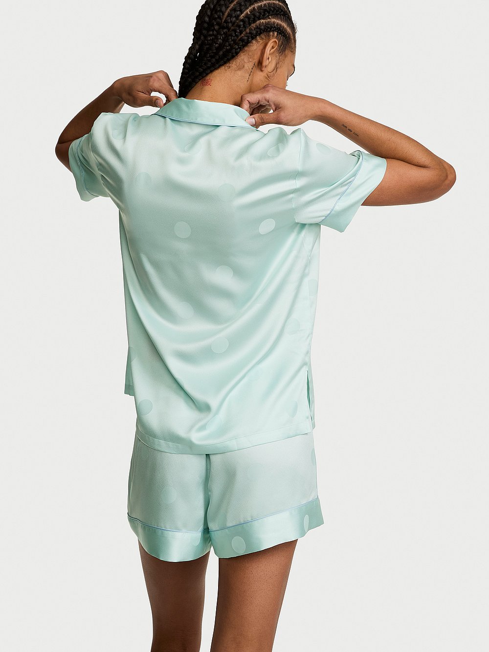 Signature Satin Short Pajama Set