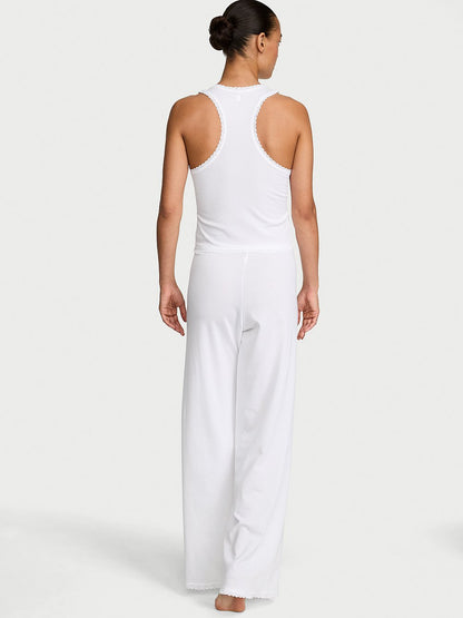 Cotton Shadow Stripe Tank & Pants Set