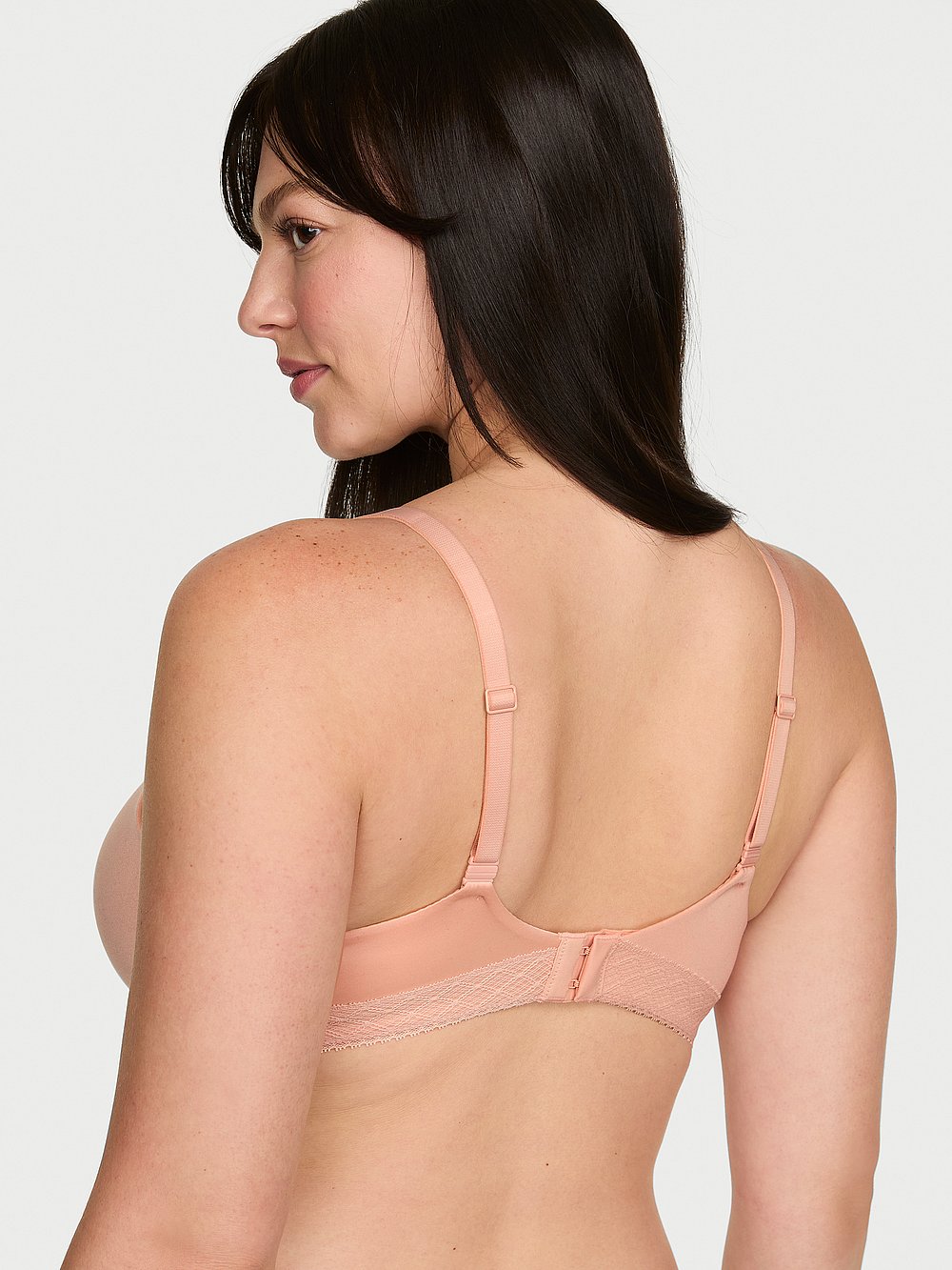 Lace-Trim Lightly Lined Full-Coverage Bra