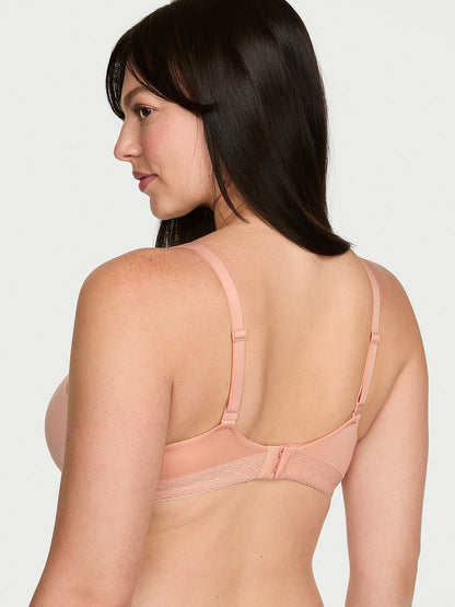 Lace-Trim Lightly Lined Full-Coverage Bra