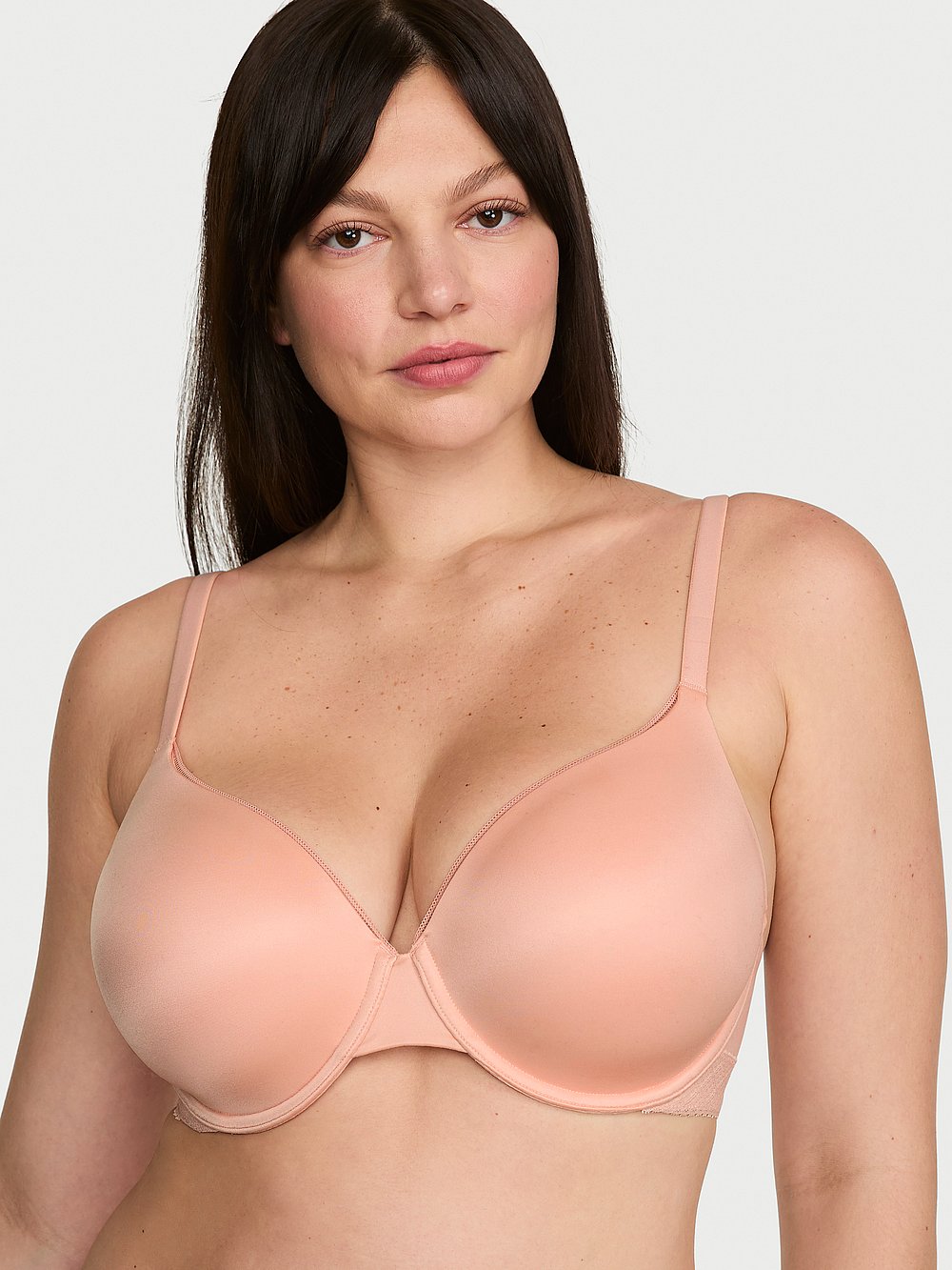 Lace-Trim Lightly Lined Full-Coverage Bra