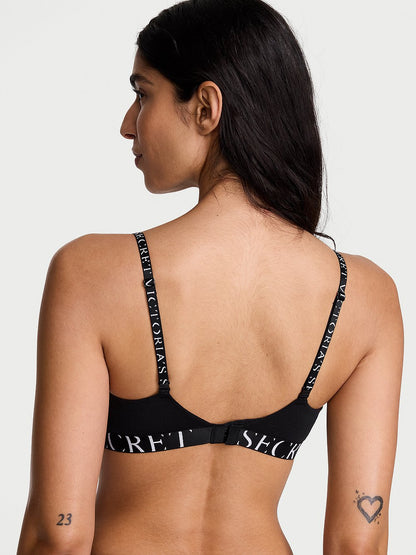 Cotton Exploded Logo Lightly Lined Wireless Bra
