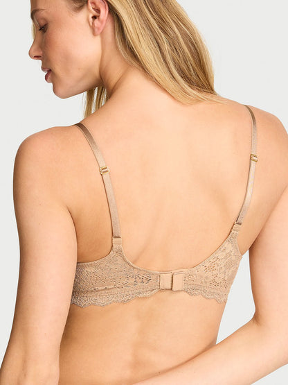 Lace Wireless Push-Up Bra