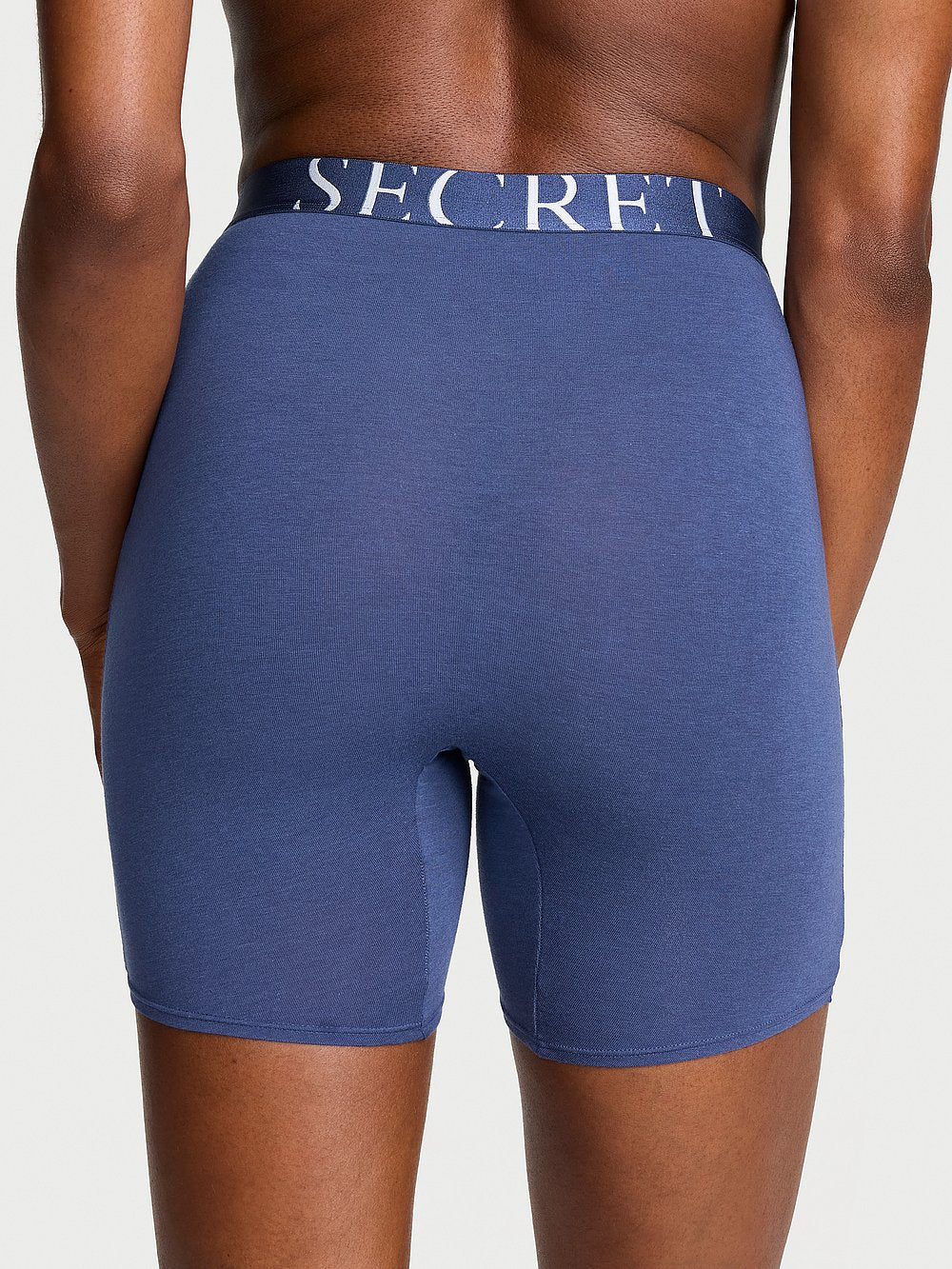 Exploded Logo Cotton High-Waist Boxer Brief