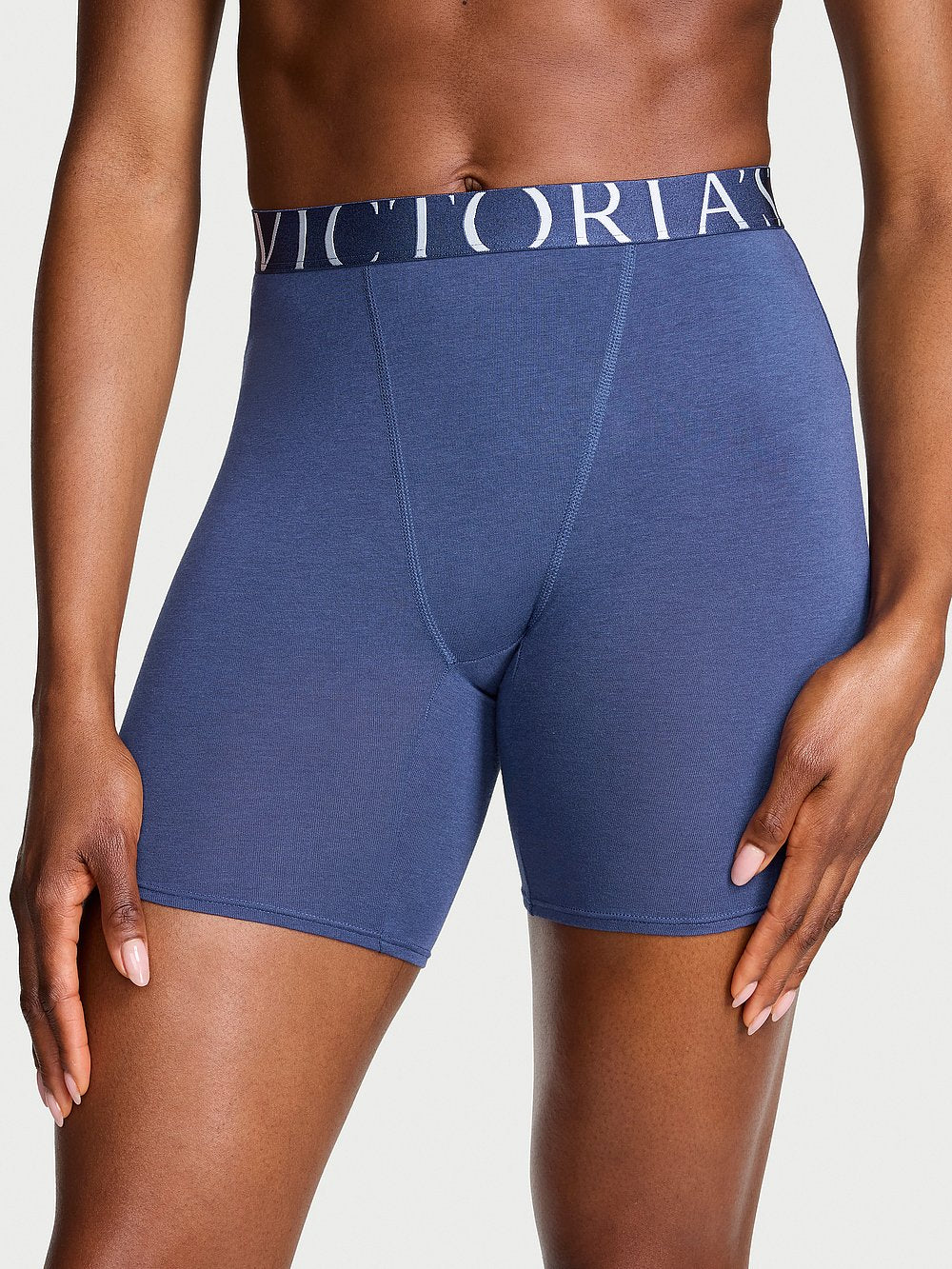 Exploded Logo Cotton High-Waist Boxer Brief