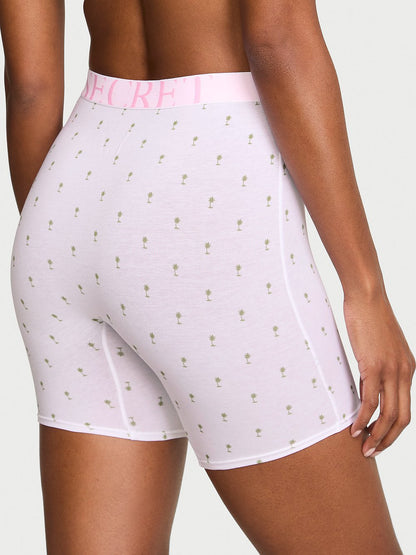 Exploded Logo Cotton High-Waist Boxer Brief