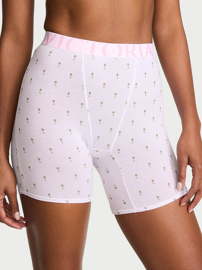 Exploded Logo Cotton High-Waist Boxer Brief