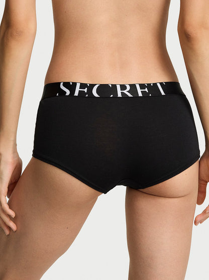 Exploded Logo Cotton Boyshort Panty