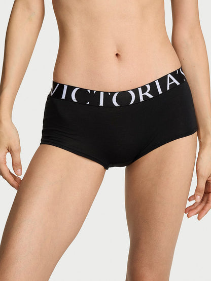 Exploded Logo Cotton Boyshort Panty