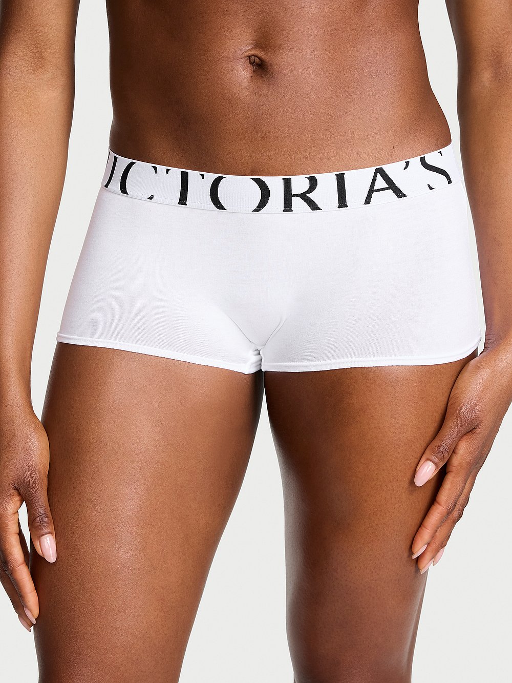 Exploded Logo Cotton Boyshort Panty