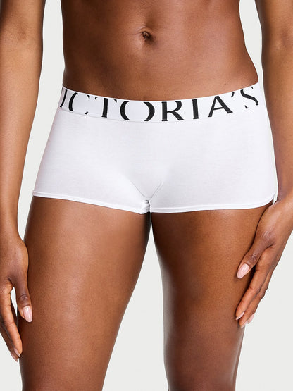 Exploded Logo Cotton Boyshort Panty