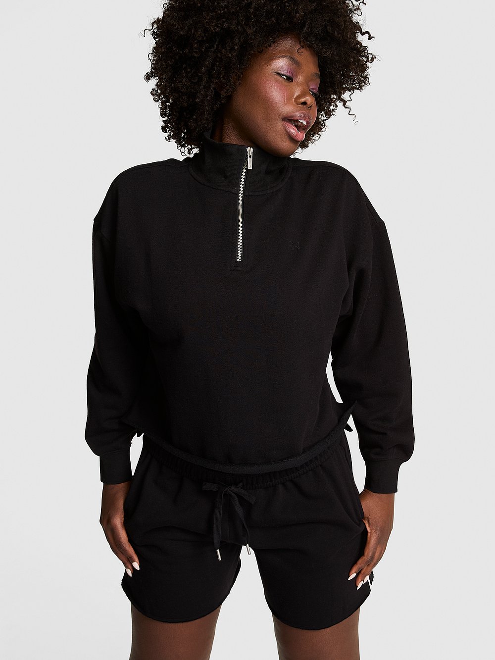 Campus Fleece™ Quarter-Zip Straight-Cut Sweatshirt