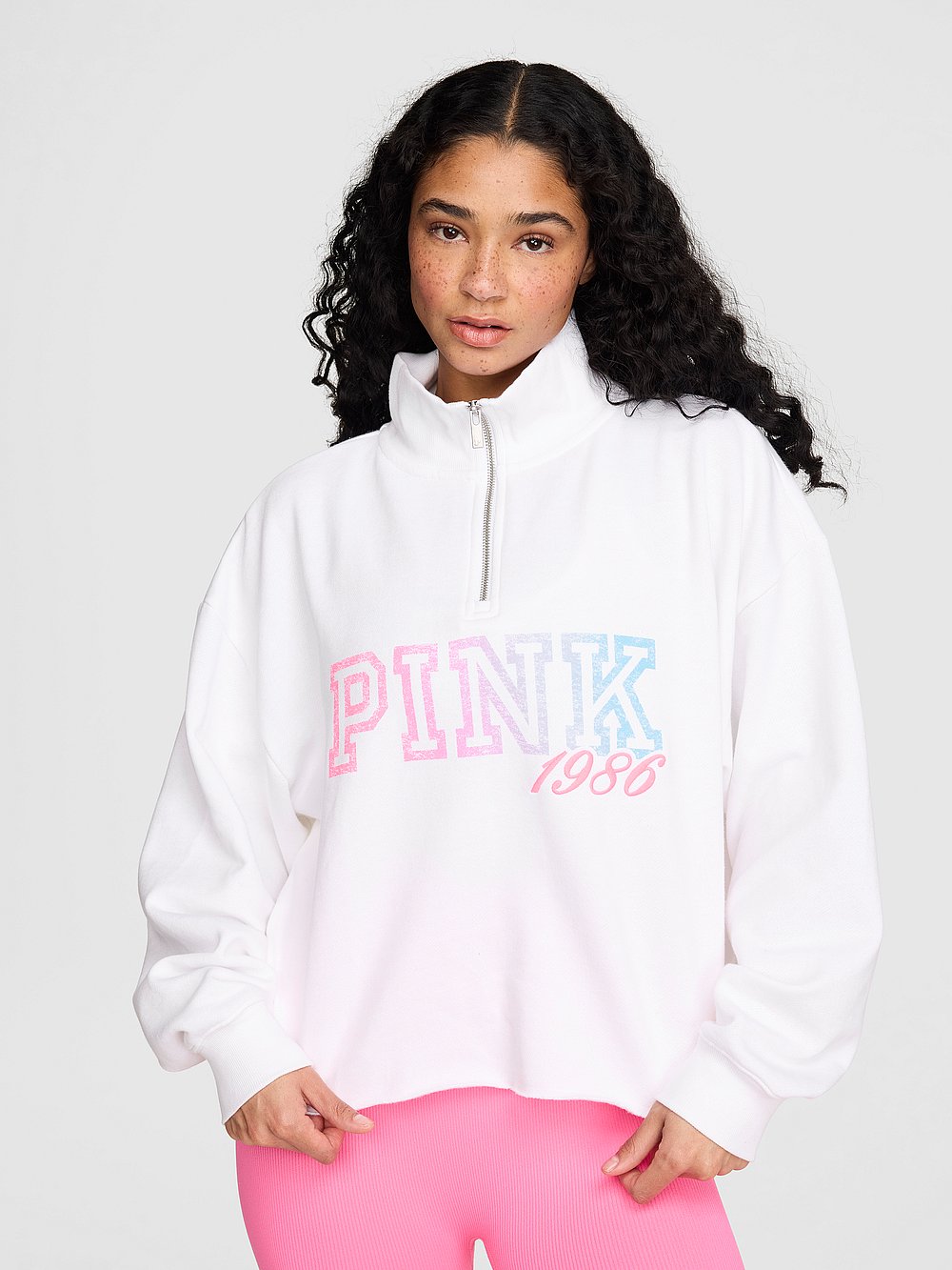 Campus Fleece™ Quarter-Zip Straight-Cut Sweatshirt