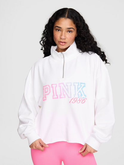 Campus Fleece™ Quarter-Zip Straight-Cut Sweatshirt