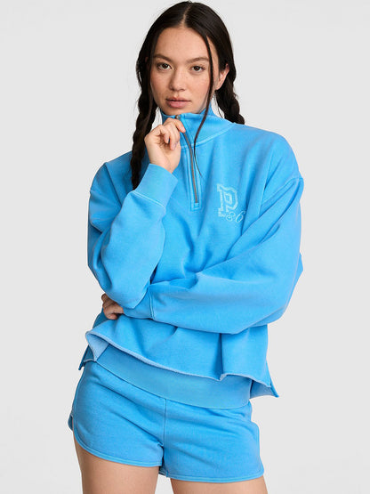 Campus Fleece™ Quarter-Zip Straight-Cut Sweatshirt