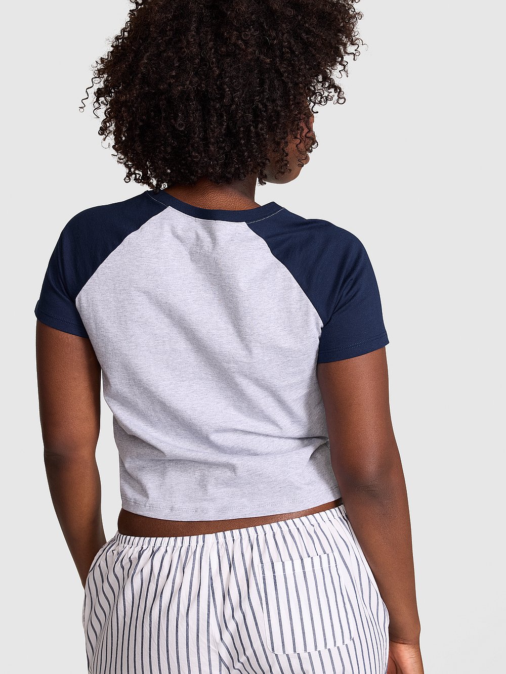 Cotton Raglan Sleep Tee