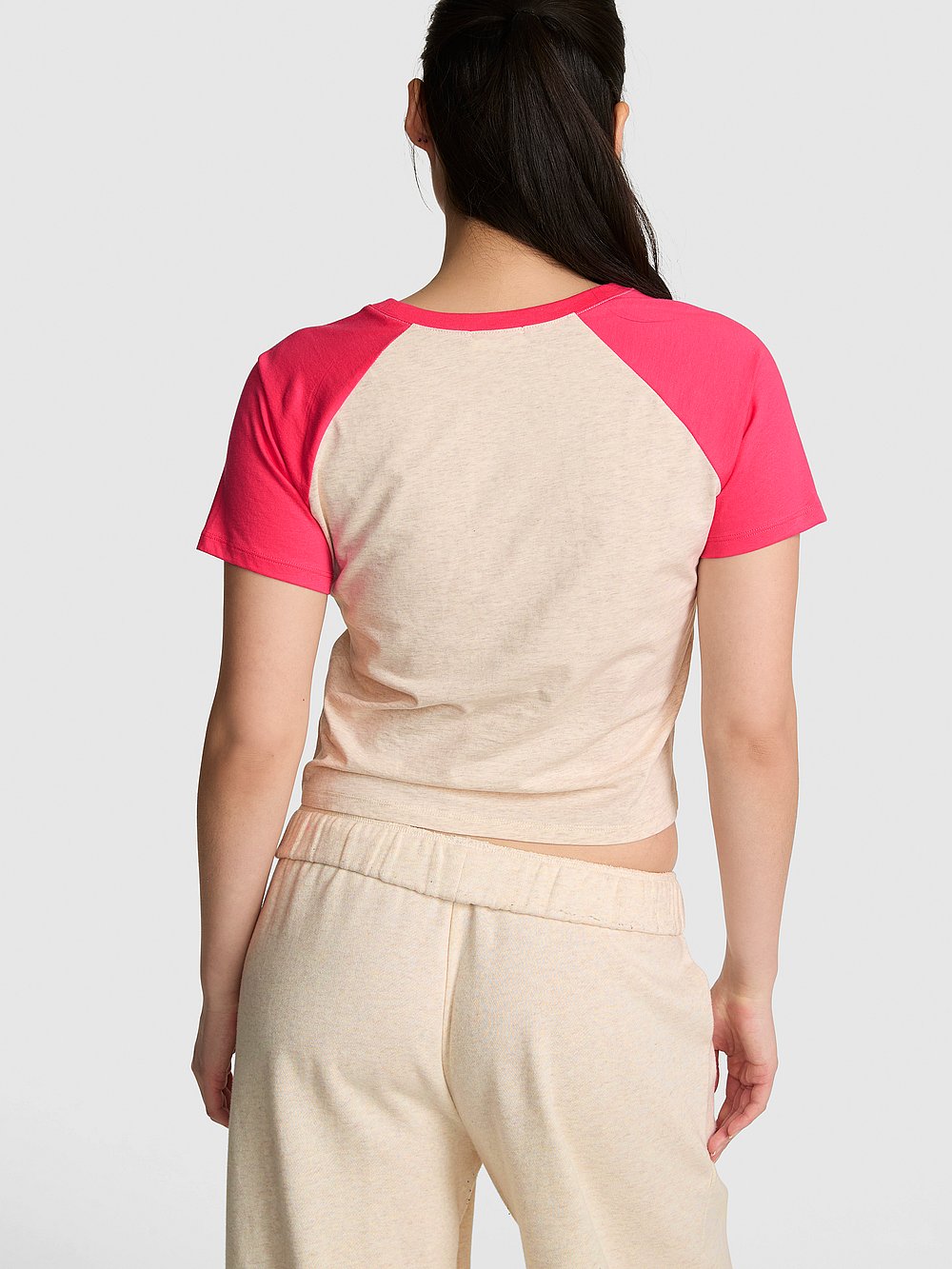 Cotton Raglan Sleep Tee