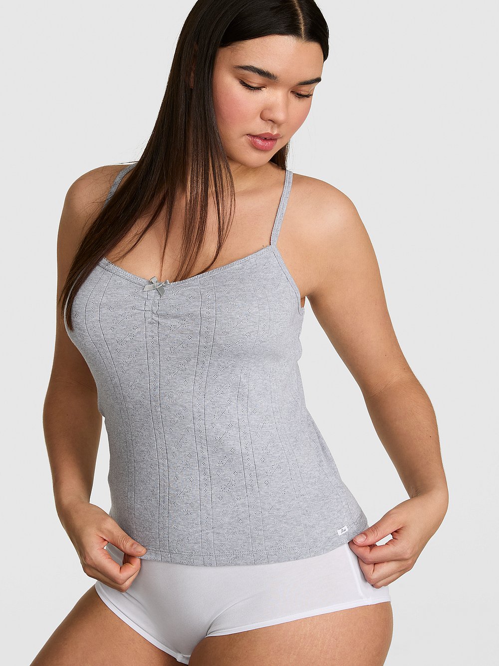 Pointelle Sweetheart Cami