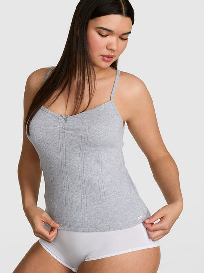 Pointelle Sweetheart Cami