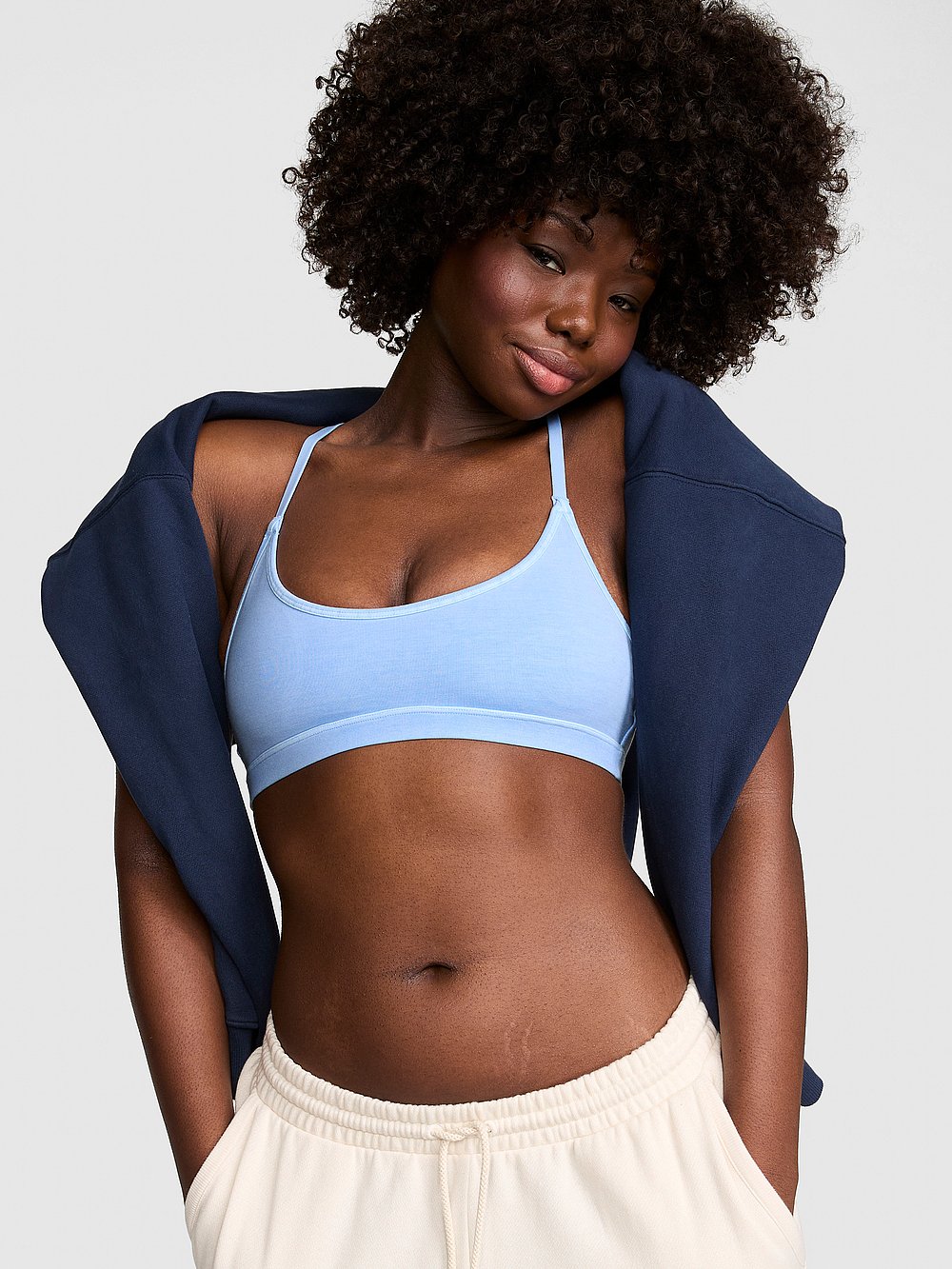 All-Day Cotton™ Low-Scoop Racerback Bra