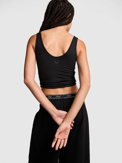 PINK Relay™ Ruched Wrap Bra Tank