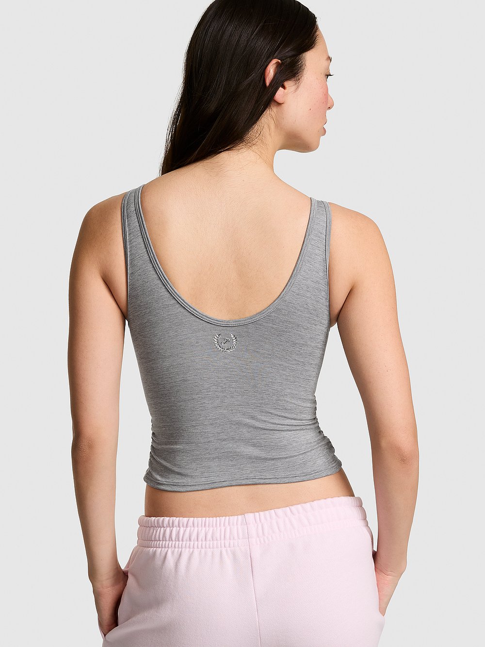 PINK Relay™ Ruched Wrap Bra Tank