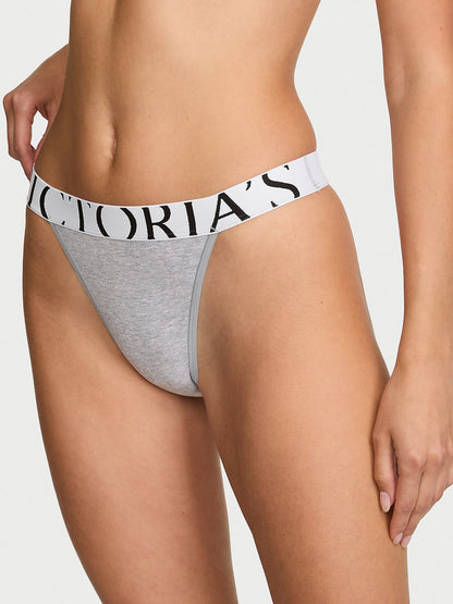 Exploded Logo Cotton 90s Brief Panty