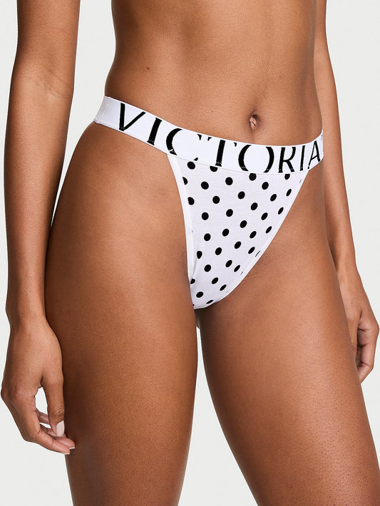 Exploded Logo Cotton 90s Brief Panty