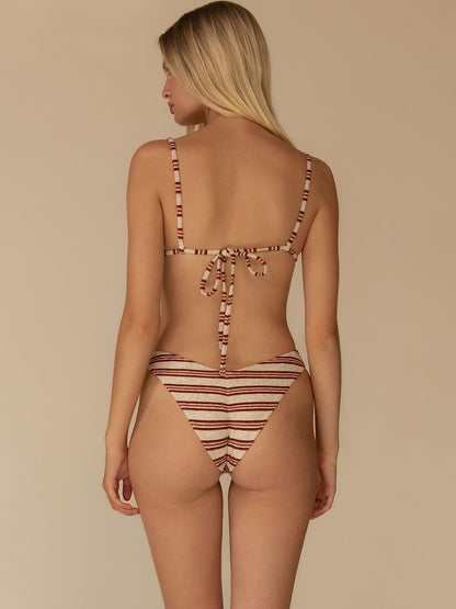 Lulu Zig-Zag Stitch Bikini Bottom