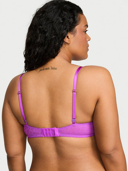 Tease Lace Lightly Lined Plunge Bra