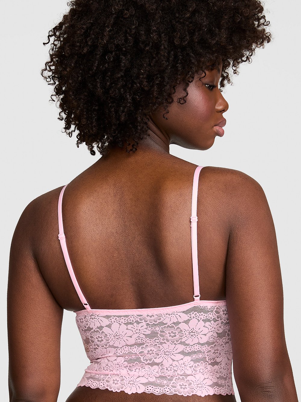 PINK Wink™ Longline Triangle Bralette