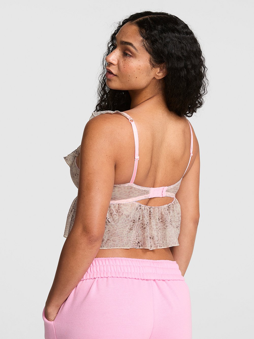 PINK Wink™ Lightly Lined Scoop Corset Top