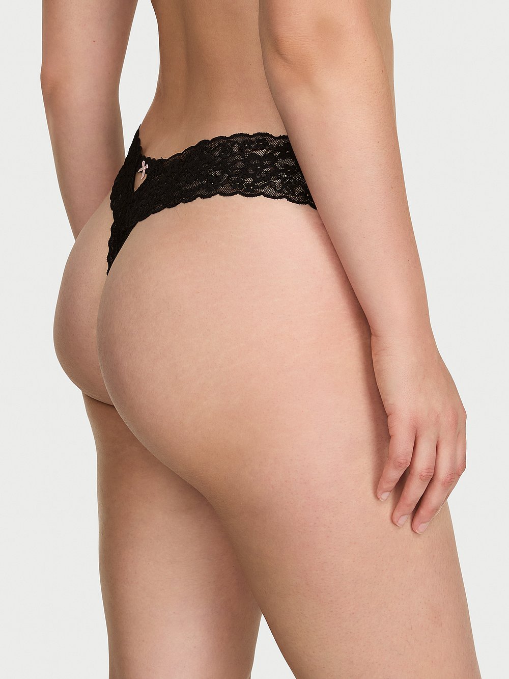 Lace Keyhole Thong Panty
