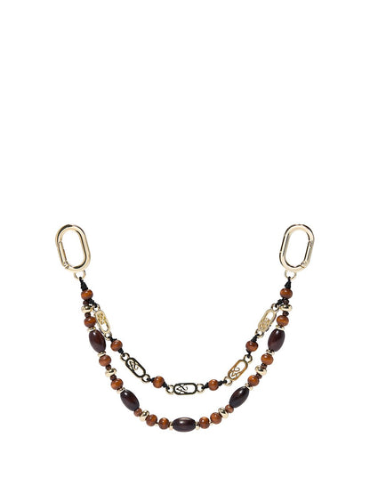 Beaded Chain Bag Charm
